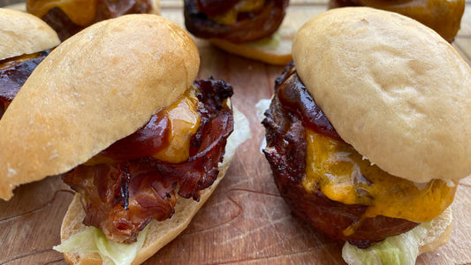 Beef Bacon Sushi Sliders