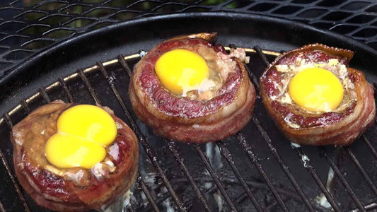 Beer Can Breakfast Burger