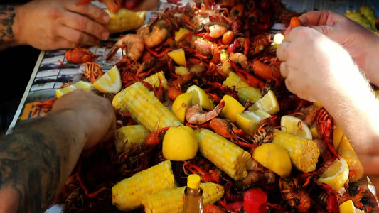 Crawfish, Alligator & Rib Eye Steaks