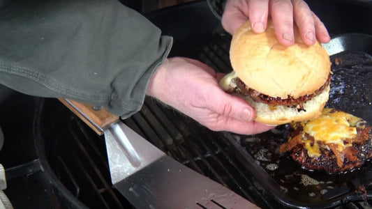Stuffed Donut Burgers