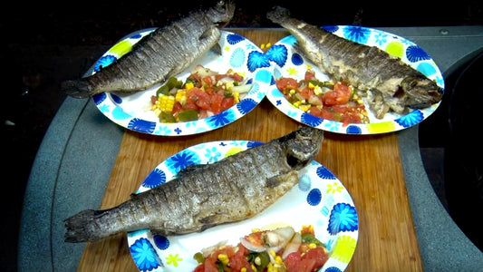 GRILLED FISH WITH CORN SALSA RECIPE