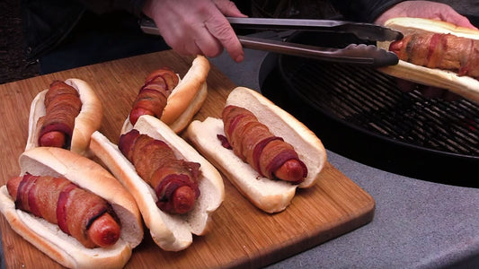 STEAK 'N BACON HOT DOGS